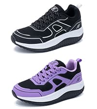 AOV Women Arch Support Walking Shoes Orthotic Sneakers for Plantar Fasciitis Foot and Heel Pain Relief Tennis Shoes