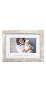 Pearhead Me and My Grandpa Picture Frame, Baby Keepsake Photo, Gender-Neutral Nursery Décor, First Father's Day, Grandparents Gift, White