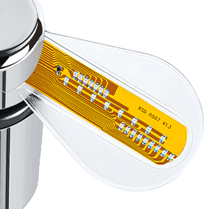 ONXE LED USB Clock Fan with Real Time Display Function,Stocking Stuffers for Men Christmas Gadgets,Father's Day Gifts,1 Year Warranty