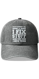 Cotton Baseball Cap Adjustable Mens Gifts Ideas for Birthday