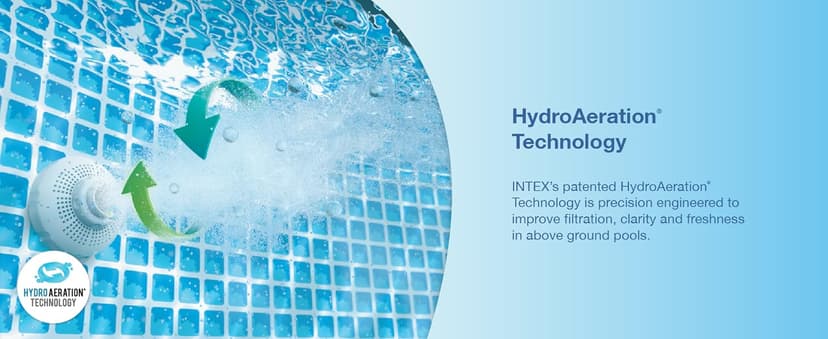 Intex Easy Set 18 Foot by 48 Inch Round Inflatable Above Ground Swimming Pool with Filter Pump, Ladder, Pool Cover, and 6 Pack Filter Cartridges, Blue