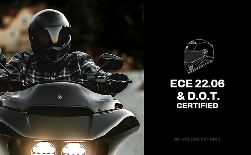 ScorpionEXO Covert FX Full Face Adult Motorcycle Helmet Street Fighter Style - Bluetooth Ready Speaker Pockets DOT ECE Solid (Matte Black - Medium)