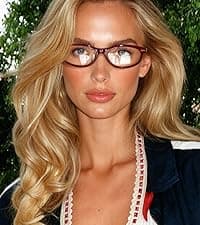 TIJN Magnus Blue Light Blocking Glasses for Women Men,Square Cat Eye Frame Bluelight Glasses for Gaming/Computer/Screen