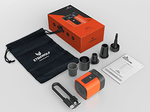 ETENWOLF AIR 3 Air Pump for Inflatables with 2600 mAh Battery & Camping Light, Ultra-Fast and Mini Electric Air Pump, Inflate Deflate for Air Mattress, Pool Floats, Vacuum Storage Bags