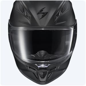 ScorpionEXO T520 Full Face Touring Motorcycle Helmet with Bluetooth Ready Speaker Pockets DOT ECE Approved Solid (Matte Black - X-Large)