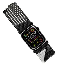 ULTIMAL Rugged Case with Band for Apple Watch 44mm,Compatible with Apple Watch Series SE 3/SE 2/SE Generation/6/5/4, Military Grade Shockproof Bumper Cover for iWatch Tactical Band Men (Black, 44mm)