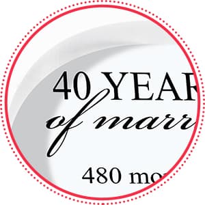 Qunclay 50th Years of Marriage Gift Wedding Anniversary Souvenir Heart Marriage Keepsake Decoration Present for Couple Parent Women Mom Husband Wife He She Friend Grandparents