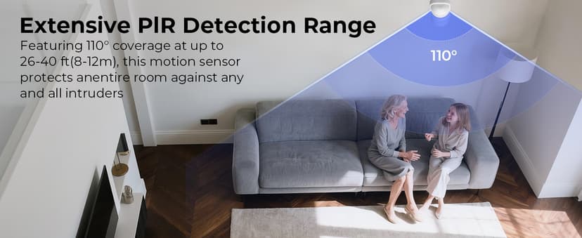 Wireless Home Security System WiFi/4G Home Alarm System with Phone APP Alert | Voice Control | No Subscription Fees | 24/7 Monitoring | Alexa Compatible