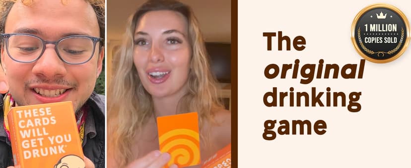These Cards Will Get You Drunk, Fun Adult Drinking Game for Parties