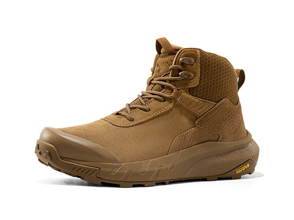 NORTIV 8 Mens Military Tactical Work Boots Hiking Side Zip Leather Outdoor Motorcycle Combat Boots Response