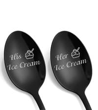 Fathers Day Gifts for Dad - Dads Ice Cream Shovel Spoon - Unique Personalized Funny Gifts for Dad Father in Law Father's Day Birthday Christmas Stocking Stuffers Small Presents from Daughter Son