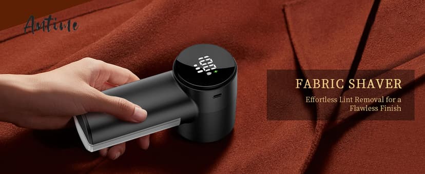 Electric Lint Remover and Fabric Shaver, Rechargeable Clothes Shaver for Sweater Furniture Couch, 3-Speed Pill Remover Defuzzer to Remove Fuzz Pilling from Blanket Jacket