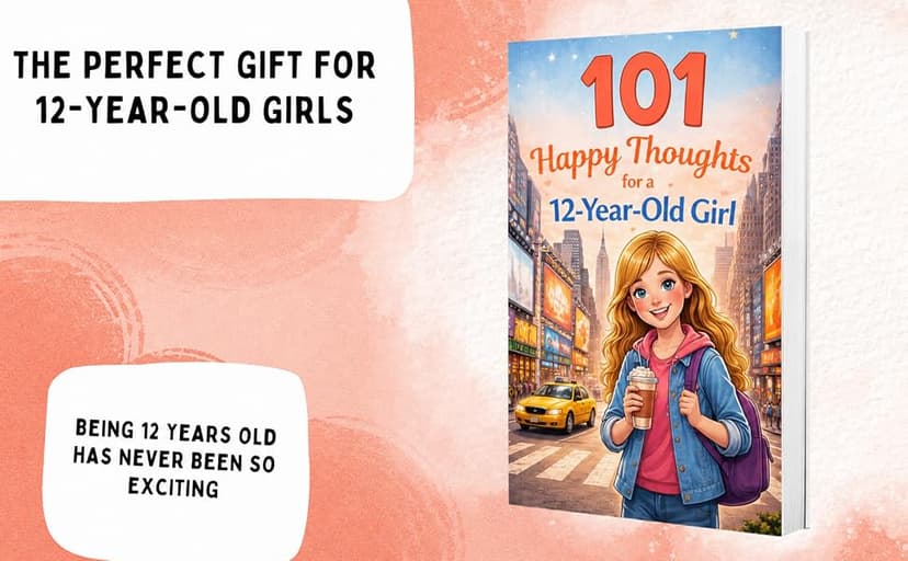 101 Happy Thoughts for a 12-Year-Old Girl: A Meaningful Gift for a 12th Birthday or Any Day — Filled with Courage, Confidence, Kindness, and Joy B0GSBMNQWT