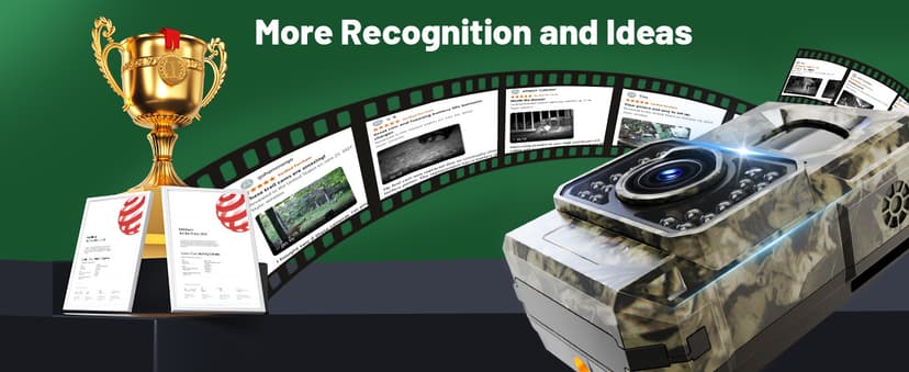 MAXDONE Solar WiFi Trail Camera Bluetooth Game Camera, 4K 64MP Wildlife Cameras 2000mAh Built-in Battery Rechargeable Power Hunting Cameras with Night Vision Trail Cam Bluetooth Wi-Fi Deer Cams