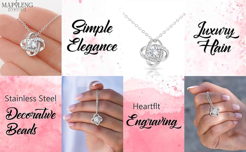 To My Soulmate Necklace For Women, Funny Gifts For Girlfriend, Personalized Christmas Presents For Girlfriend, Best Birthday Meaningful Gift Ideas For Wife, Women Romantic Jewelry For Her Anniversary