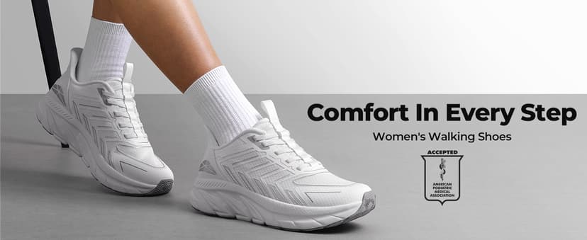ALLSWIFIT Women's Slip On Walking Shoes Running Comfortable Tennis Breathable Non Slip Athletic Gym Workout Cross Training Fashion Sneakers