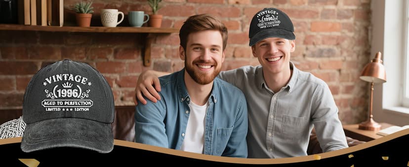 30th Birthday Gifts for Men, 30th Men’s Birthday Gifts for Men Who Have Everything Vintage 1996 Whiskey Glass Baseball Cap 30 Year Old Funny Personalized Birthday Gifts for Him Husband Boyfriend Dad B0FVFCPSLS