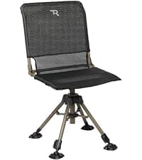 TR 360 Degree Swivel Hunting Blind Chair,400 lbs Capacity Silent,Height Adjustable Hunting Chair with Armrests,Portable Ground Hunting Seat for Deer Turkey