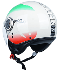 Open Face Motorcycle Helmet for Adults,DOT Approved - Moped Half Vespa Retro Helmet with Anti-Scratch Visor for Men and Women