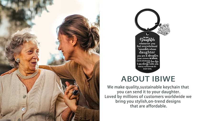Daughter Gifts From Mom Dad To My Badass Daughter Keychain Valentines Day Gifts for Daughters Birthday Gift For Step Daughters Her From Mother Father Mothers Day