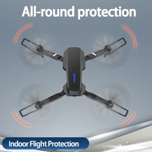 MOCVOO Drone With 1080P Camera for Adults Beginners Kids, Foldable RC Quadcopter, Toy Drones Gifts, FPV Drone Video, 2 Batteries, Carrying Case, One Key Start, Headless Mode, Waypoints fly, 360° Flips