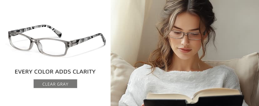 5Pack Reading Glasses for Women - Blue Light Blocking Spring Hinge Computer Readers Anti Glare UV Eyeglasses