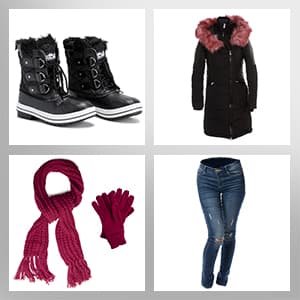 POLAR Womens Snow Boot Quilted Short Winter Snow Rain Warm Waterproof Boots