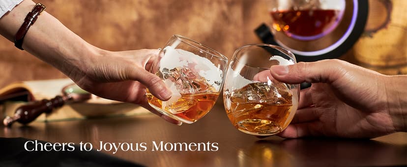 Gifts for Men Dad Christmas, Kollea Globe Whiskey Decanter Set with Space Rocket Inside, 7 Colors Led Liquor Decanter, Cool Gifts for Husband Brother Whiskey Lover, for Birthday Anniversary Home Bar