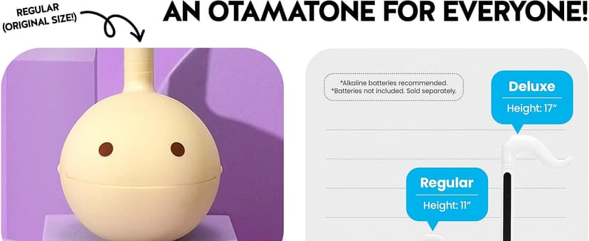 Otamatone Japanese Electronic Musical Instrument Portable Music Synthesizer from Japan by Maywa Denki Studio Award Winning, Educational Fun Gift for Children, Teens & Adults - White