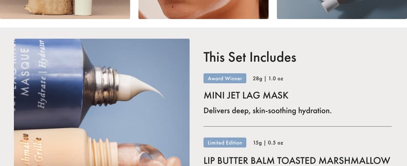 Summer Fridays Hydration Trio - Travel Size Jet Lag Mask + Full Size Lip Butter Balm Duo in Hot Chocolate + Toasted Marshmallow - Skin Care Set for Hydrated Complexion + Glossy, Soft Lips (3 Count) B0FNLBRVFJ