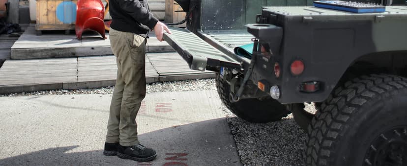 FREE SOLDIER Waterproof Hiking Work Boots Men's Tactical Boots 6 Inches Lightweight Military Boots Breathable Desert Boots