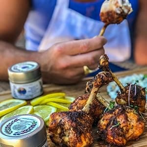 Gourmet World Flavors Seasoning Collection | Non GMO Verified | 6 Magnetic Tins | Spice Blends | Crafted in Small Batches by Gustus Vitae | #68