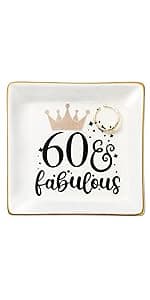 JoycuFF Friend Gifts for Women Marble Ceramic Ring Dish Trinket Tray-Gifts for Best Friend Birthday Christmas