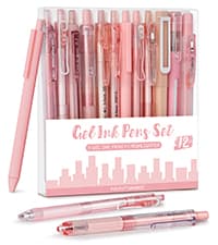 Four Candies Cute Mechanical Pencil Set, 6PCS Pastel Mechanical Pencils 0.5 mm & 0.7mm & 0.9mm with 360PCS Leads, 3PCS Erasers and 9PCS Eraser Refills, Aesthetic Pencils for Girls Writing, Art Drawing
