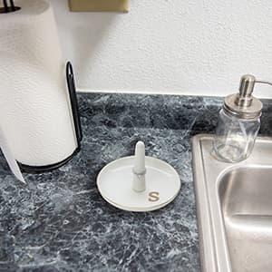 HOME SMILE Ring Holder Printed Ring,Engagement Engaged Wedding Bridal Gifts for Newly Engaged Friend,Daughter, Sister,Newlyweds,BFF