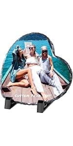 Personalized Picture Gifts Wall Art Ready to Hang by HD Printing Technology -Gift Wrapping Available-Same day Pick up Custom Metal Photo Prints Customized photo gifts with Natural Bamboo Base B0D1KDDFGD