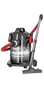 BISSELL Garage Pro Wall-Mounted Wet Dry Car Vacuum/Blower With Auto Tool Kit, 18P03 , Gray