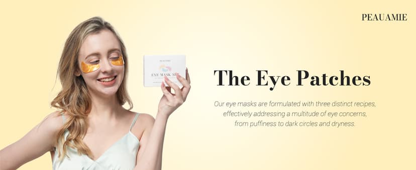 PEAUAMIE Under Eye Patches Gold and Hyaluronic Acid for puffy eyes,Rose Eye Masks for Dark Circles and Puffiness skin care Smooth Wrinkles products 30 Pairs B0BS8Y2FLK