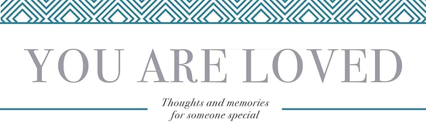 Gratbook You Are Loved Book, Personalized Why I Love You book, Easy Prompts to get your feelings on paper, Perfect for Mom, Wife, Sister, Boyfriend, Loved One, Quality Hardcover, 5 in x 7 in (White)