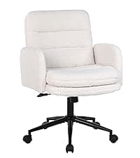 Youhauchair Mesh Office Chair, Ergonomic Home Office Desk Chairs with Flip-up Arms and Lumbar Support, Height Adjustable, Black