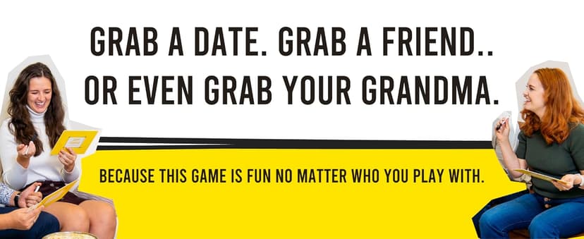OFF TOPIC Party Game for Adults - Fun Adult Board Games for Groups of 2-8 Players - Hilarious Game Night Card Game for Friends, Family & More