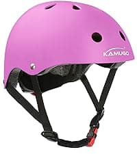 KAMUGO Kids Bike Helmet, Toddler Helmet for Ages 2-8 Boys Girls with Sports Protective Gear Set Knee Elbow Wrist Pads for Skateboard Cycling Scooter Rollerblading