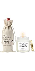 Wedding Party Decorations Getting Engaged Wine Accessory Sets Champagne Bottle Wraps Bags Married Wine Bag Married Gifts for Couples Mr Mrs Marriage Honeymoon Gift B0FMFMHK42