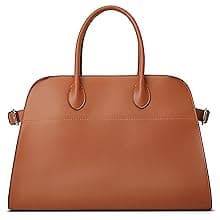 Yafirgeer Vegan Leather Tote Bags for Women Large Tote Retro Top-handle Bag Trendy Work Bag PU Leather Purses