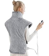 Bedsure Heated Blanket Throw Blanket - Fast Heating Electric Blanket, Soft Flannel Heated Throw with 4 Time Settings, 6 Heating Settings, Warm Gifts for Grandma Grandpa (50x60 inches, Dark Grey)