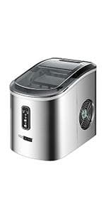 VIVOHOME Electric Dual Blades Ice Crusher Shaver Snow Cone Maker Machine Silver 440lbs/hr for Home and Commercial Use