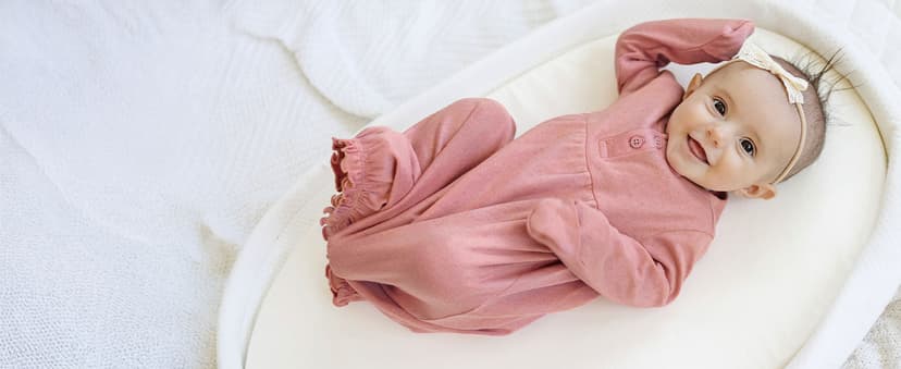 Gerber baby-girls 4 Pack Sleep N' Play Footie