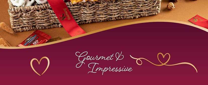 KREMERY Creamy Chocolate Cravings - Holiday Christmas Chocolate Covered Pretzels & Caramel Popcorn Gift Basket, in Seagrass Tray + Ribbon (Deluxe, 3.5 lbs) Xmas Treats Food Arrangement, Kosher