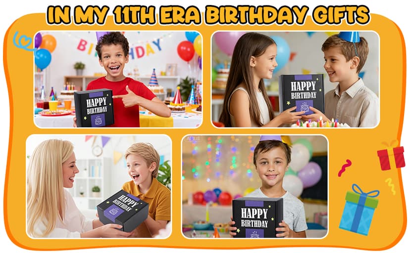 11 Year Old Boy Birthday Gift Ideas, Unique Funny Gift Set for 11th Teenage Boys, Eleven Year Old Gifts ideas for Boys Son Grandson Nephew Friend