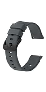 BISONSTRAP Men's Watch Bands, Hand-Stitched Leather Watch Straps, Quick Release, 18mm 19mm 20mm 21mm 22mm